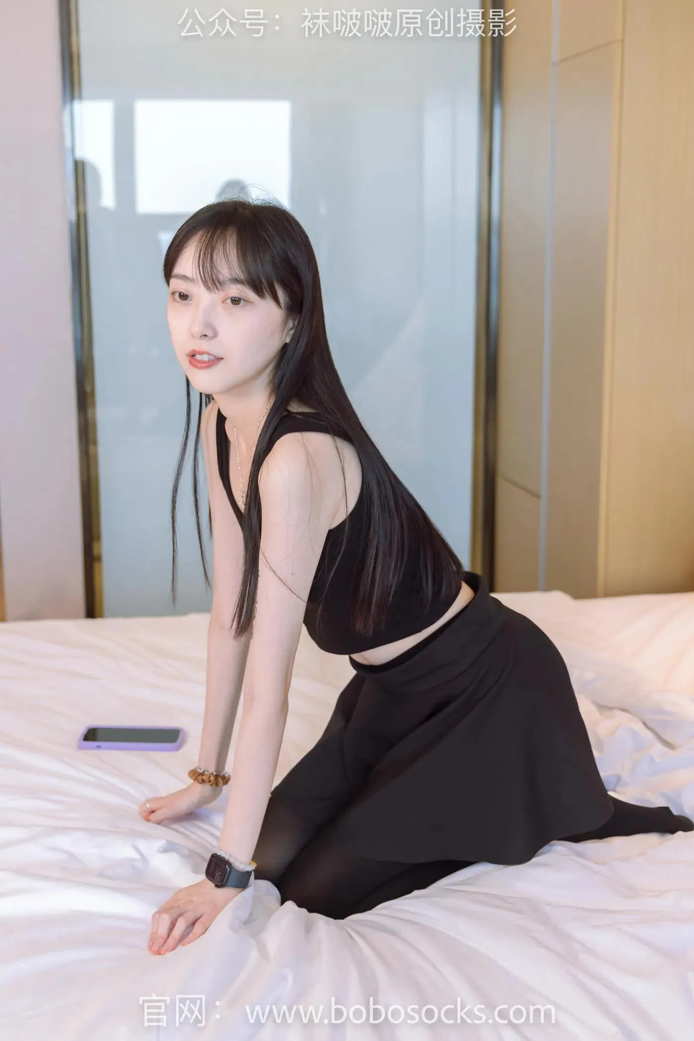 [BoBoSocks袜啵啵]NO.130 稚予-两双穿脏篮球鞋、厚黑丝 [145P]插图5